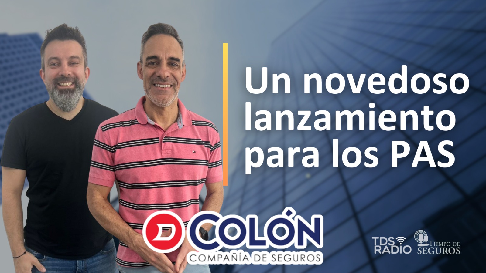Nos visitaron en estudios Marcelo Accame (Gerente Comercial y Marketing) y Adrián Melesi (Gerente de Informática), de Colón Seguros, para contarnos del novedoso lanzamiento de una plataforma de e-commerce dirigida a PAS.